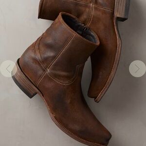 Overland Walter leather Cowboy Boots